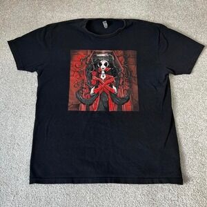 Falling in reverse double sided graphic emo metal band tee shirt